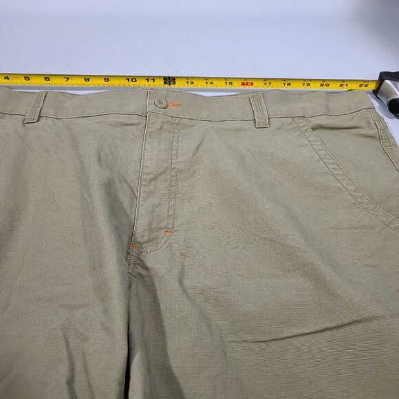 LL Bean 9" Olive Green Shorts Men's Size 44 100% Cotton - Picture 6 of 7